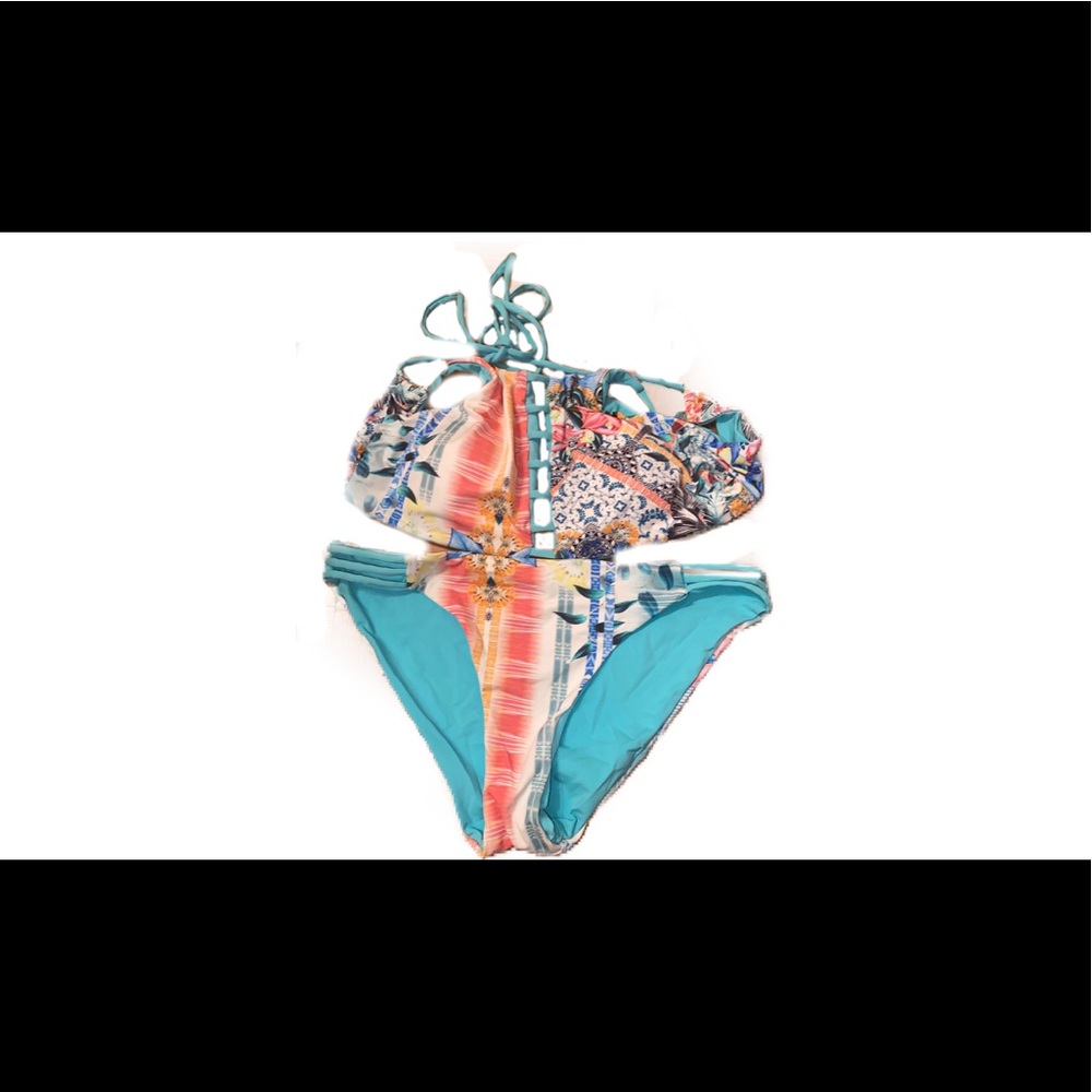 Multi color bikini